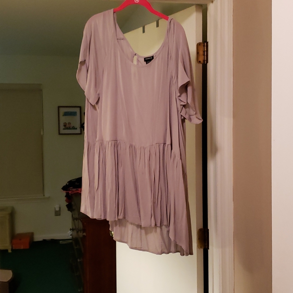 Rayon grey blouse